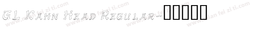GL Kahn Head Regular字体转换